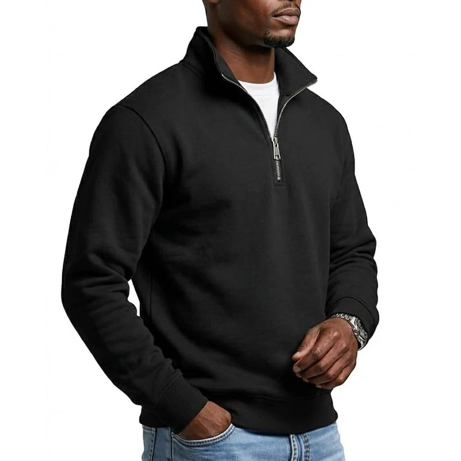 Sudadera Quarter-Zip Mapache Club — Cómoda y Sencilla